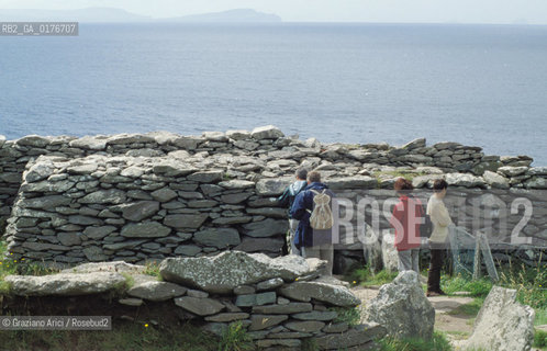 IRLANDA (KERRY) SLEA HEAD : DUNBEG FORT - © 2002 Graziano Arici/Rosebud2 / GEO /  MARE / MONUMENTO MEGALITICO