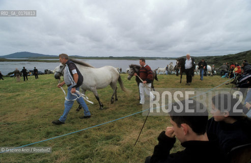 IRLANDA (CONNEMARA) GLINSEE : FIERA DI CAVALLI  - © 2002 Graziano Arici/Rosebud2 / GEO