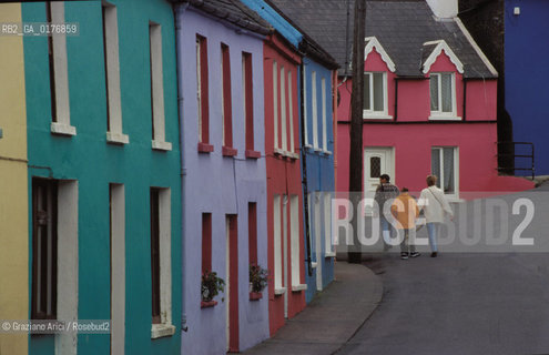 IRLANDA (DONEGAL) PORTSALON : STRADA DEL CENTRO - © 2002 Graziano Arici/Rosebud2 / GEO /