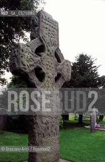IRLANDA (LEINSTER) VALLE DELLA BOYNE : KELLS - CROCE    - © 2002 Graziano Arici/Rosebud2 / GEO
