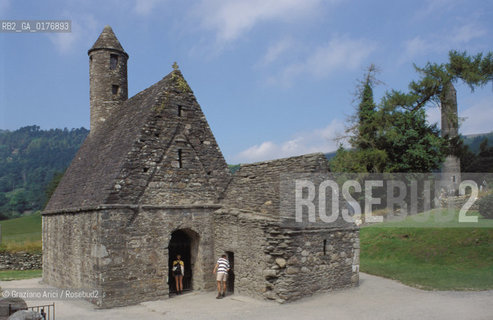 IRLANDA (LEINSTER) GLENDALOUGH :ST. KEVINS KITCHEN    - © 2002 Graziano Arici/Rosebud2 / GEO / CHIESA