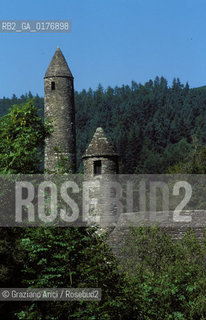IRLANDA (LEINSTER) GLENDALOUGH :ST. KEVINS KITCHEN    - © 2002 Graziano Arici/Rosebud2 / GEO / CHIESA