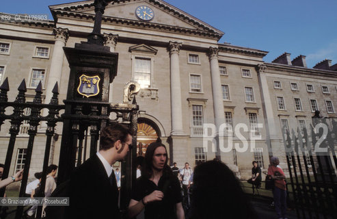 IRLANDA , DUBLINO : TRINITY COLLEGE - © 2002 Graziano Arici/Rosebud2 / GEO  / UNIVERSITA