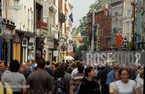 IRLANDA , DUBLINO : GRAFTON STREET   - © 2002 Graziano Arici/Rosebud2 / GEO /