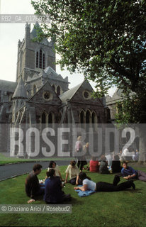 IRLANDA , DUBLINO : CHRIST CHURCH CATHEDRAL    - © 2002 Graziano Arici/Rosebud2 / GEO /