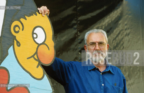 IL DISEGNATORE E FUMETTISTA FRANCESCO ALTAN - © 2002 Graziano Arici/Rosebud2 / FUMETTI / DISEGNATORE
