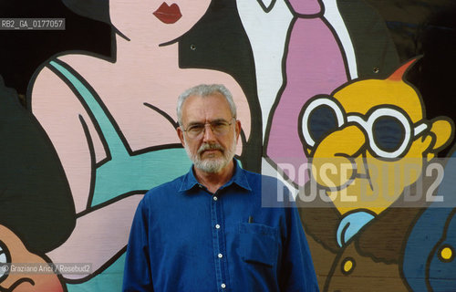 IL DISEGNATORE E FUMETTISTA FRANCESCO ALTAN - © 2002 Graziano Arici/Rosebud2 / FUMETTI / DISEGNATORE