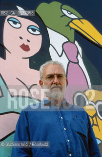 IL DISEGNATORE E FUMETTISTA FRANCESCO ALTAN - © 2002 Graziano Arici/Rosebud2 / FUMETTI / DISEGNATORE