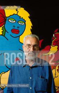 IL DISEGNATORE E FUMETTISTA FRANCESCO ALTAN - © 2002 Graziano Arici/Rosebud2 / FUMETTI / DISEGNATORE