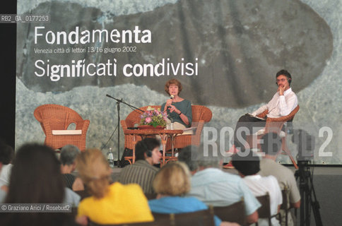 FONDAMENTA 13/16 GIUGNO 2002 - SIGNIFICATI CONDIVISI - LECONOMISTA SUSAN GEORGE (U.S.A.) - ©Graziano Arici/Rosebud2 