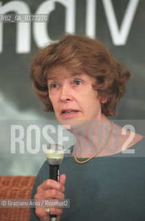 FONDAMENTA 13/16 GIUGNO 2002 - SIGNIFICATI CONDIVISI - LECONOMISTA SUSAN GEORGE (U.S.A.) - ©Graziano Arici/Rosebud2 