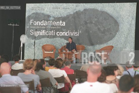 FONDAMENTA 13/16 GIUGNO 2002 - SIGNIFICATI CONDIVISI - LO STORICO GILLES KEPEL (FRANCIA) - ©Graziano Arici/Rosebud2 