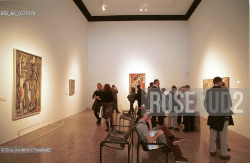 VENEZIA 21/3/02 - MUSEO CORRER -  MOSTRA LAMERICA DI POLLOCK/ JACKSON POLLOCK A VENEZIA - @ Graziano Arici/Rosebud2