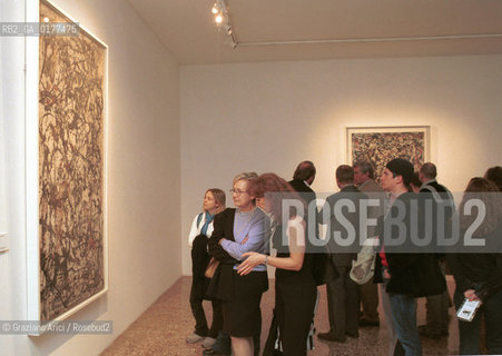 VENEZIA 21/3/02 - MUSEO CORRER -  MOSTRA LAMERICA DI POLLOCK/ JACKSON POLLOCK A VENEZIA - @ Graziano Arici/Rosebud2