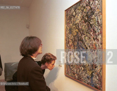 VENEZIA 21/3/02 - MUSEO CORRER -  MOSTRA LAMERICA DI POLLOCK/ JACKSON POLLOCK A VENEZIA - @ Graziano Arici/Rosebud2