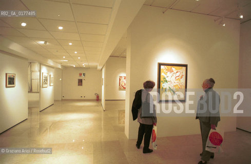 VENEZIA-MESTRE 21/3/02 - CENTRO CULTURALE CANDIANI -  MOSTRA LAMERICA DI POLLOCK - @ Graziano Arici/Rosebud2