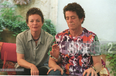 FONDAMENTA 13/16 GIUGNO 2002 - SIGNIFICATI CONDIVISI - I MUSICISTI E CANTANTI LOU REED E LAURIE ANDERSON (U.S.A.) - ©Graziano Arici/Rosebud2 