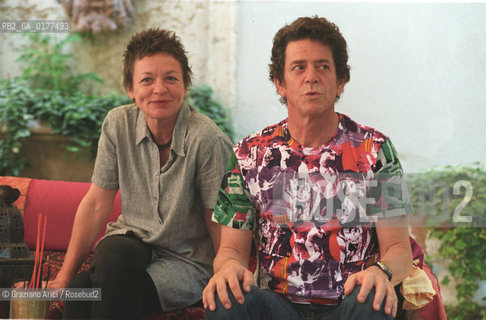 FONDAMENTA 13/16 GIUGNO 2002 - SIGNIFICATI CONDIVISI - I MUSICISTI E CANTANTI LOU REED E LAURIE ANDERSON (U.S.A.) - ©Graziano Arici/Rosebud2 