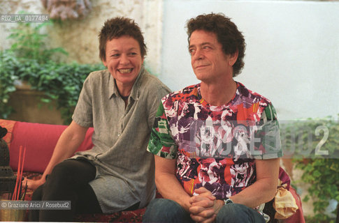FONDAMENTA 13/16 GIUGNO 2002 - SIGNIFICATI CONDIVISI - I MUSICISTI E CANTANTI LOU REED E LAURIE ANDERSON (U.S.A.) - ©Graziano Arici/Rosebud2 
