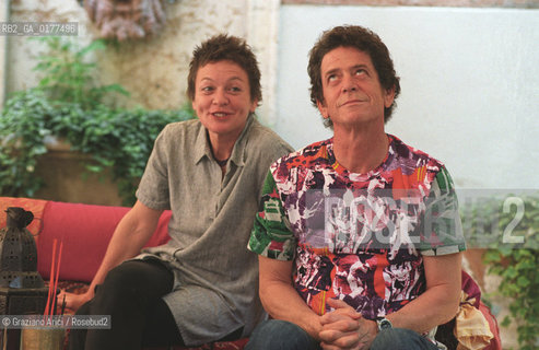 FONDAMENTA 13/16 GIUGNO 2002 - SIGNIFICATI CONDIVISI - I MUSICISTI E CANTANTI LOU REED E LAURIE ANDERSON (U.S.A.) - ©Graziano Arici/Rosebud2 