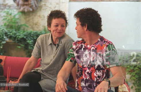 FONDAMENTA 13/16 GIUGNO 2002 - SIGNIFICATI CONDIVISI - I MUSICISTI E CANTANTI LOU REED E LAURIE ANDERSON (U.S.A.) - ©Graziano Arici/Rosebud2 