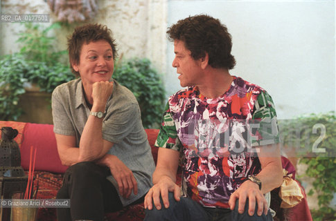 FONDAMENTA 13/16 GIUGNO 2002 - SIGNIFICATI CONDIVISI - I MUSICISTI E CANTANTI LOU REED E LAURIE ANDERSON (U.S.A.) - ©Graziano Arici/Rosebud2 