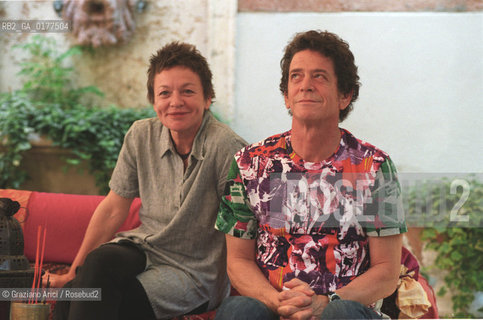 FONDAMENTA 13/16 GIUGNO 2002 - SIGNIFICATI CONDIVISI - I MUSICISTI E CANTANTI LOU REED E LAURIE ANDERSON (U.S.A.) - ©Graziano Arici/Rosebud2 