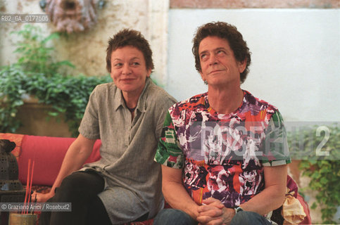 FONDAMENTA 13/16 GIUGNO 2002 - SIGNIFICATI CONDIVISI - I MUSICISTI E CANTANTI LOU REED E LAURIE ANDERSON (U.S.A.) - ©Graziano Arici/Rosebud2 