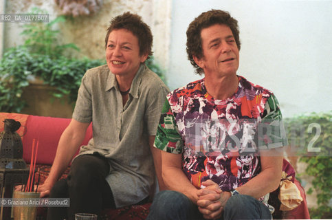 FONDAMENTA 13/16 GIUGNO 2002 - SIGNIFICATI CONDIVISI - I MUSICISTI E CANTANTI LOU REED E LAURIE ANDERSON (U.S.A.) - ©Graziano Arici/Rosebud2 