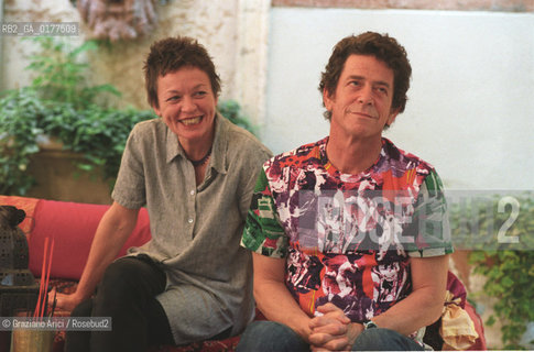 FONDAMENTA 13/16 GIUGNO 2002 - SIGNIFICATI CONDIVISI - I MUSICISTI E CANTANTI LOU REED E LAURIE ANDERSON (U.S.A.) - ©Graziano Arici/Rosebud2 