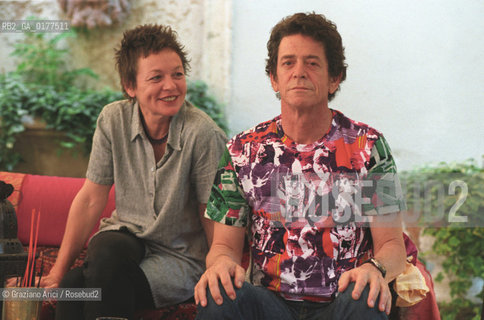 FONDAMENTA 13/16 GIUGNO 2002 - SIGNIFICATI CONDIVISI - I MUSICISTI E CANTANTI LOU REED E LAURIE ANDERSON (U.S.A.) - ©Graziano Arici/Rosebud2 