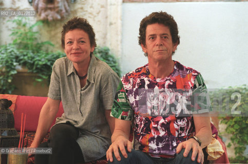 FONDAMENTA 13/16 GIUGNO 2002 - SIGNIFICATI CONDIVISI - I MUSICISTI E CANTANTI LOU REED E LAURIE ANDERSON (U.S.A.) - ©Graziano Arici/Rosebud2 