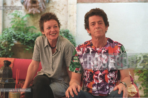 FONDAMENTA 13/16 GIUGNO 2002 - SIGNIFICATI CONDIVISI - I MUSICISTI E CANTANTI LOU REED E LAURIE ANDERSON (U.S.A.) - ©Graziano Arici/Rosebud2 