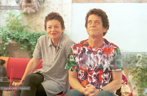FONDAMENTA 13/16 GIUGNO 2002 - SIGNIFICATI CONDIVISI - I MUSICISTI E CANTANTI LOU REED E LAURIE ANDERSON (U.S.A.) - ©Graziano Arici/Rosebud2 