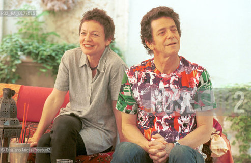 FONDAMENTA 13/16 GIUGNO 2002 - SIGNIFICATI CONDIVISI - I MUSICISTI E CANTANTI LOU REED E LAURIE ANDERSON (U.S.A.) - ©Graziano Arici/Rosebud2 
