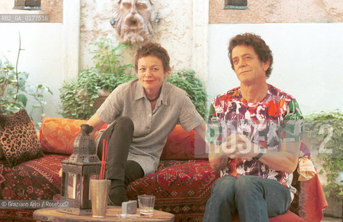FONDAMENTA 13/16 GIUGNO 2002 - SIGNIFICATI CONDIVISI - I MUSICISTI E CANTANTI LOU REED E LAURIE ANDERSON (U.S.A.) - ©Graziano Arici/Rosebud2 