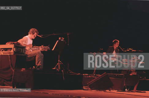 FONDAMENTA 13/16 GIUGNO 2002 -  WORDS AND MUSIC : A SPECIAL EVENING WITH LAURIE ANDERSON E LOU REED  - I MUSICISTI E CANTANTI LOU REED E LAURIE ANDERSON (U.S.A.) - ©Graziano Arici/Rosebud2 