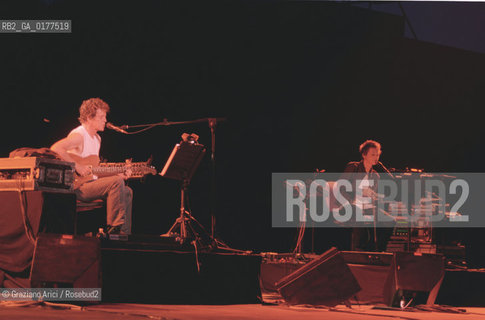 FONDAMENTA 13/16 GIUGNO 2002 -  WORDS AND MUSIC : A SPECIAL EVENING WITH LAURIE ANDERSON E LOU REED  - I MUSICISTI E CANTANTI LOU REED E LAURIE ANDERSON (U.S.A.) - ©Graziano Arici/Rosebud2