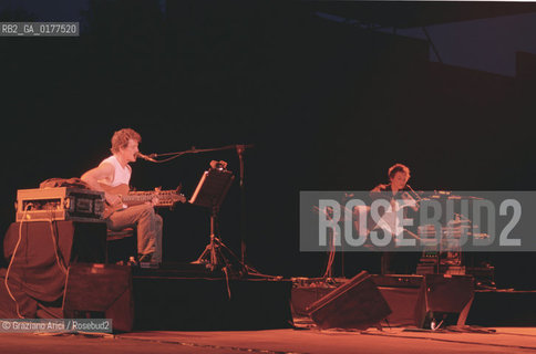 FONDAMENTA 13/16 GIUGNO 2002 -  WORDS AND MUSIC : A SPECIAL EVENING WITH LAURIE ANDERSON E LOU REED  - I MUSICISTI E CANTANTI LOU REED E LAURIE ANDERSON (U.S.A.) - ©Graziano Arici/Rosebud2