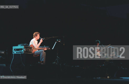 FONDAMENTA 13/16 GIUGNO 2002 -  WORDS AND MUSIC : A SPECIAL EVENING WITH LAURIE ANDERSON E LOU REED  - I MUSICISTI E CANTANTI LOU REED E LAURIE ANDERSON (U.S.A.) - ©Graziano Arici/Rosebud2