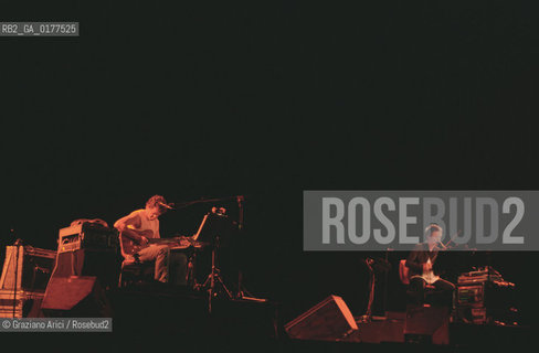 FONDAMENTA 13/16 GIUGNO 2002 -  WORDS AND MUSIC : A SPECIAL EVENING WITH LAURIE ANDERSON E LOU REED  - I MUSICISTI E CANTANTI LOU REED E LAURIE ANDERSON (U.S.A.) - ©Graziano Arici/Rosebud2