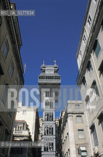 PORTOGALLO, LISBONA : BAIXA - ELEVADOR DE SANTA JUSTA  @ 2002 Graziano Arici/Rosebud2  / GEO