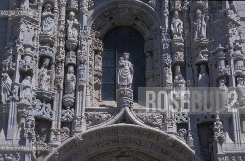 PORTOGALLO, LISBONA : MOSTEIRO DOS JERONIMOS - FREGIO   @ 2002 Graziano Arici/Rosebud2  / GEO