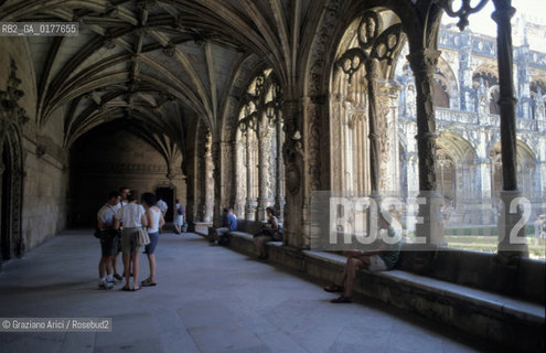 PORTOGALLO, LISBONA : MOSTEIRO DOS JERONIMOS - CHIOSTRO  @ 2002 Graziano Arici/Rosebud2  / GEO