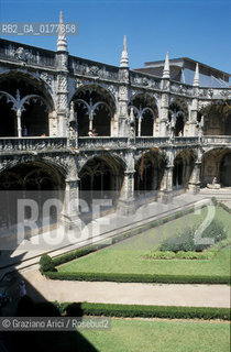 PORTOGALLO, LISBONA : MOSTEIRO DOS JERONIMOS - CHIOSTRO  @ 2002 Graziano Arici/Rosebud2  / GEO