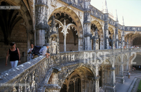 PORTOGALLO, LISBONA : MOSTEIRO DOS JERONIMOS - CHIOSTRO  @ 2002 Graziano Arici/Rosebud2  / GEO