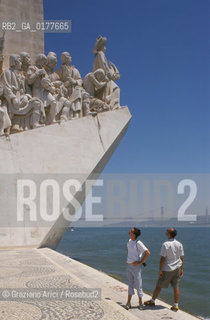 PORTOGALLO, LISBONA : MONUMENTO ALLE SCOPERTE GEOGRAFICHE   @ 2002 Graziano Arici/Rosebud2  / GEO