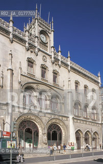 PORTOGALLO, LISBONA : LA STAZIONE DEL ROSSIO  @ 2002 Graziano Arici/Rosebud2  / GEO