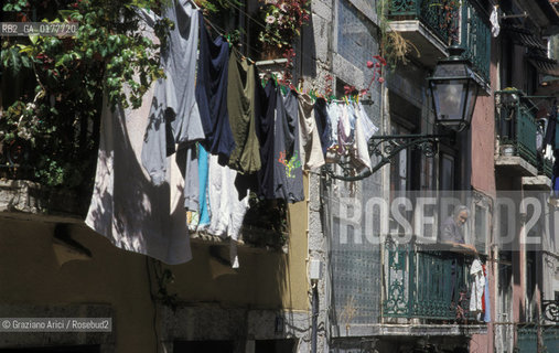 PORTOGALLO, LISBONA : QUARTIERE DEL GRACA  @ 2002 Graziano Arici/Rosebud2  / GEO