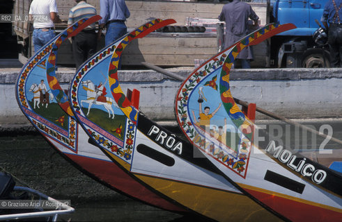 PORTOGALLO, (LE BEIRAS) AVEIRO : BARCHE DA PESCA     @ 2002 Graziano Arici/Rosebud2  / GEO